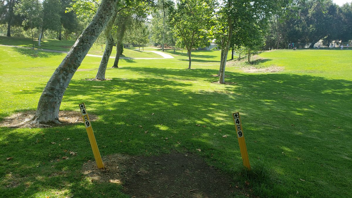 Tee for holes 4 and 9