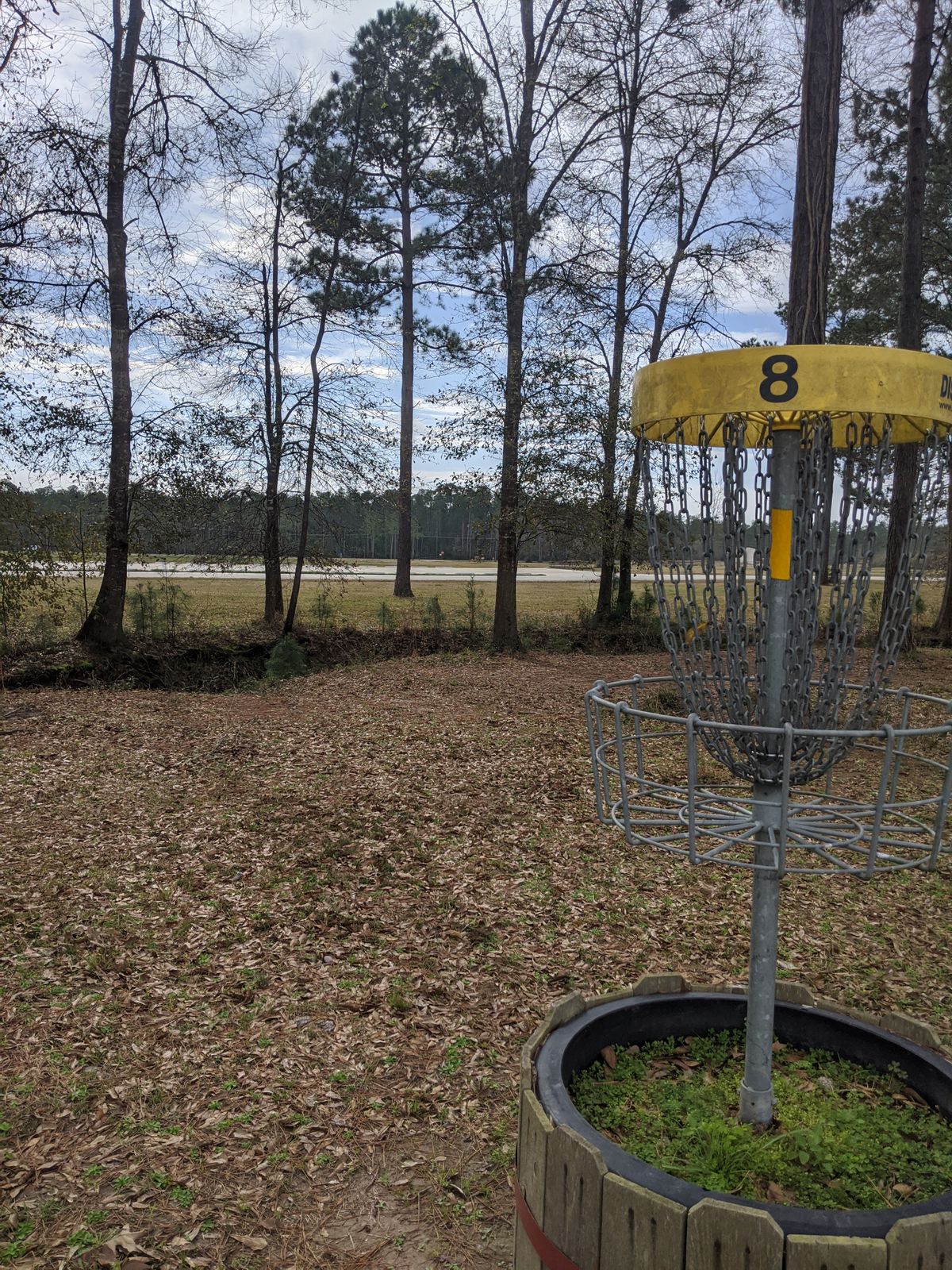 Hole 8 Creek behind hole