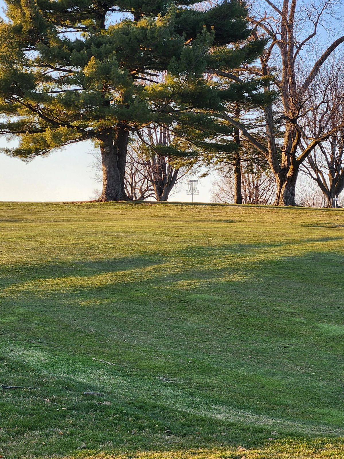 Hole 17 from the tee pad