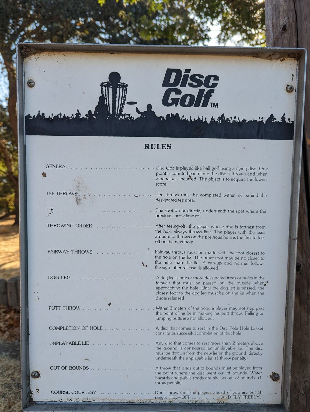 In case you didn't know the rules by hole 18