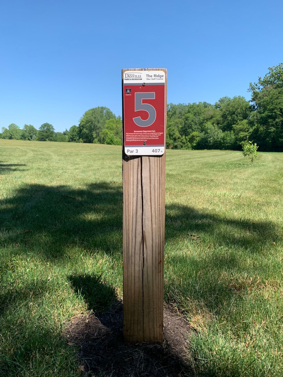 Hole 5 - Par 3 - 407ft