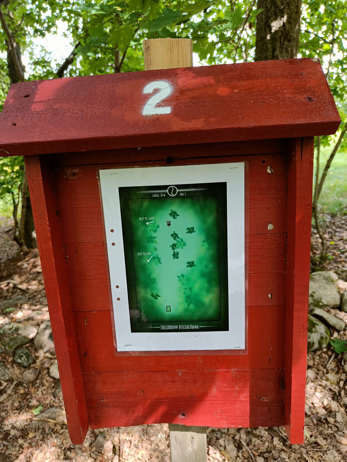 Newly added tee signs in these red housings