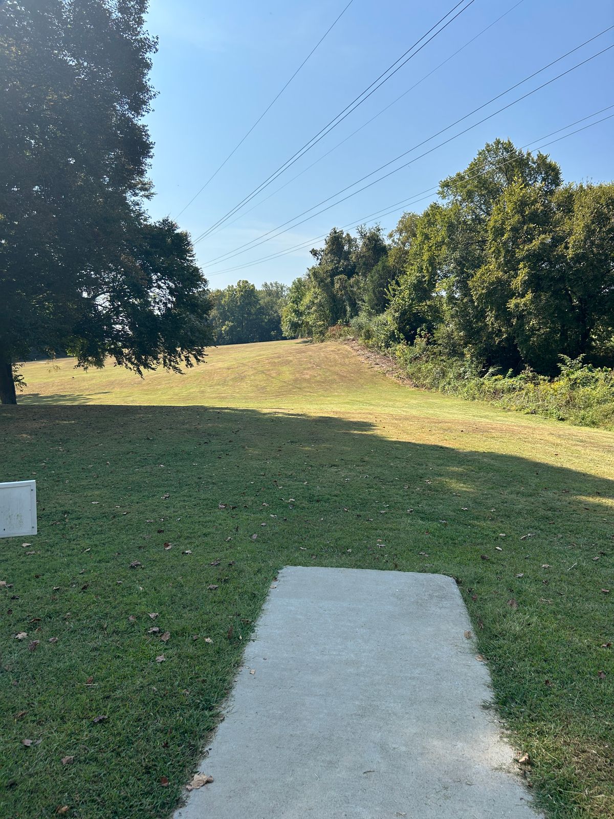 Hole 16 tee