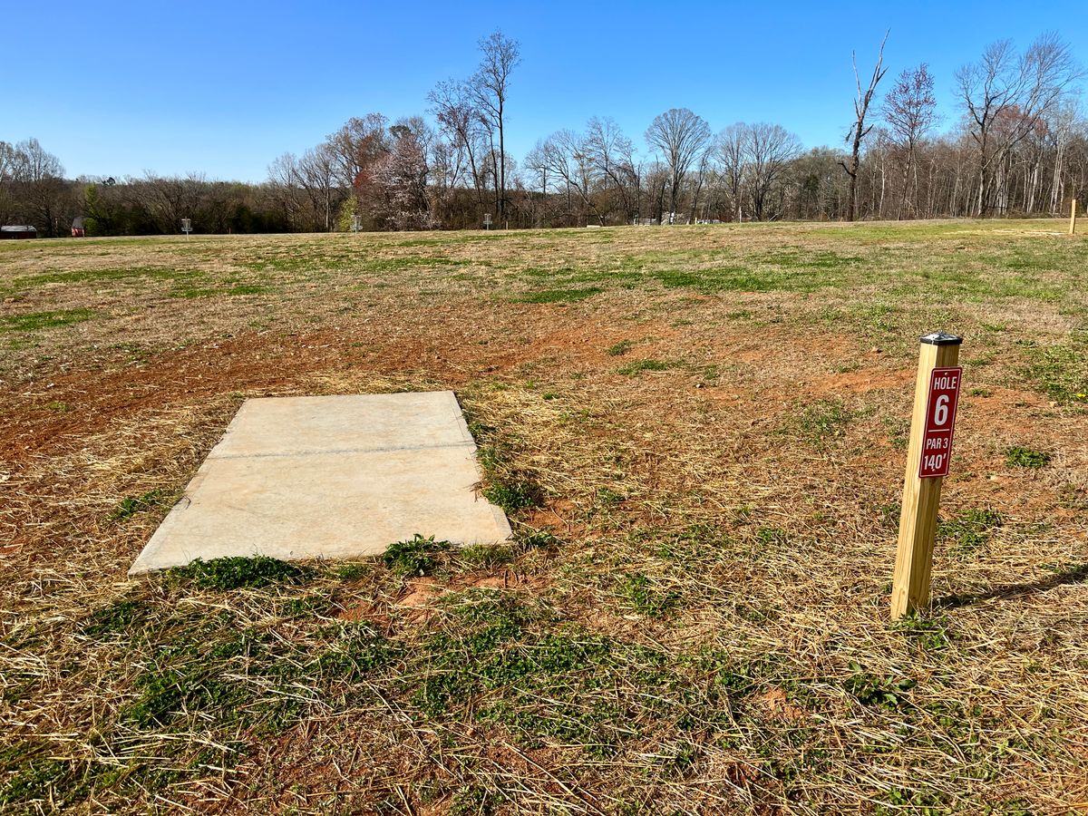 Hole 6 tee