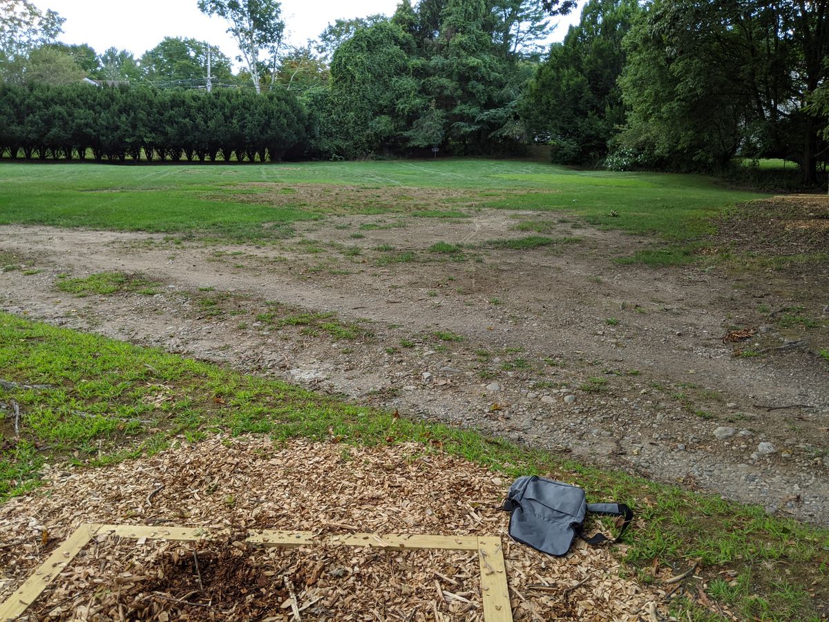 Hole 9 tee