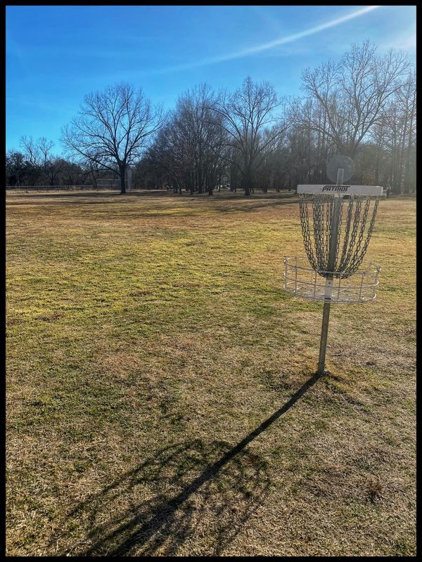 #1 Green looking back to Tee