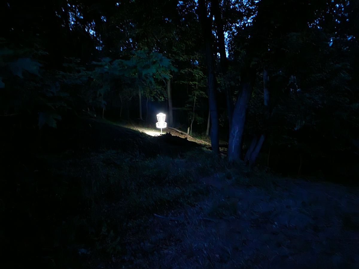 Hole 7 permanent solar light