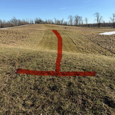 Blue marker
Fairway Line for Hole #2