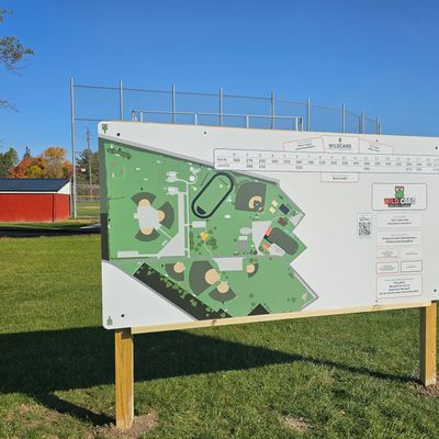 Main Course Map Sign