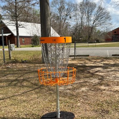 Hole 1 basket