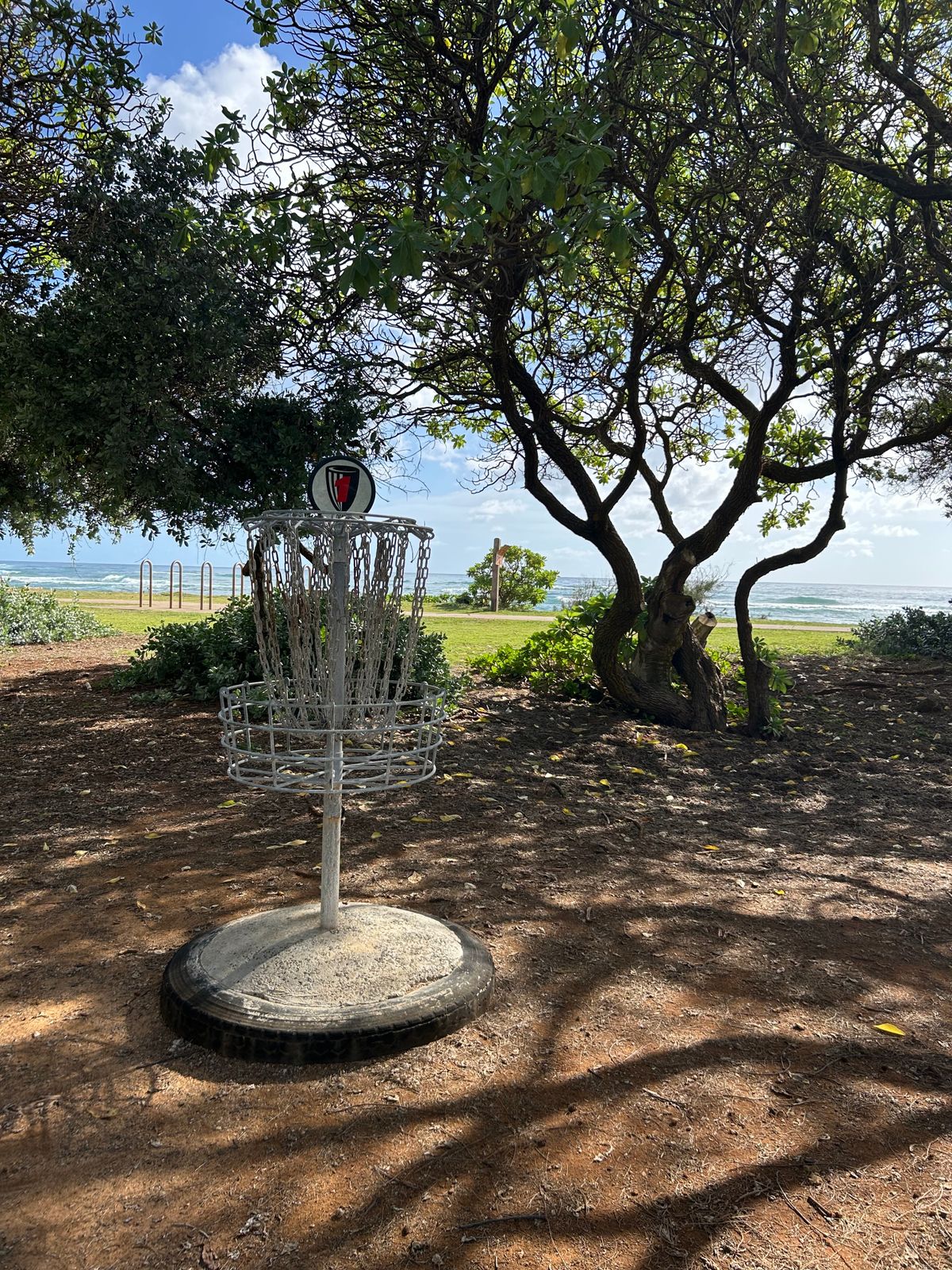 Hole 1 basket