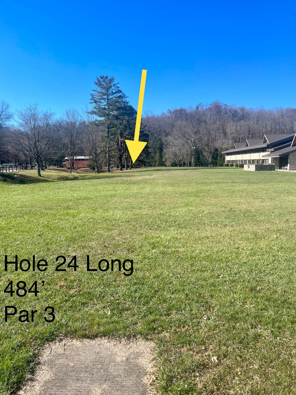 Hole 24 Long, 484’ par 3
