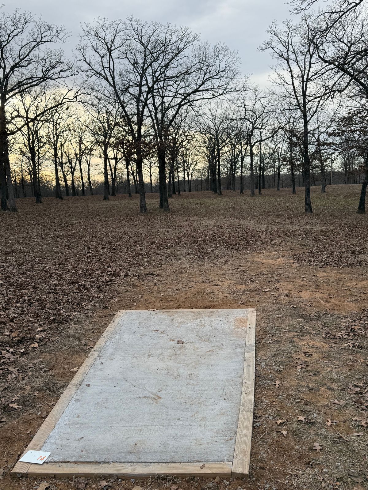 Hole 14 Tee and fairway