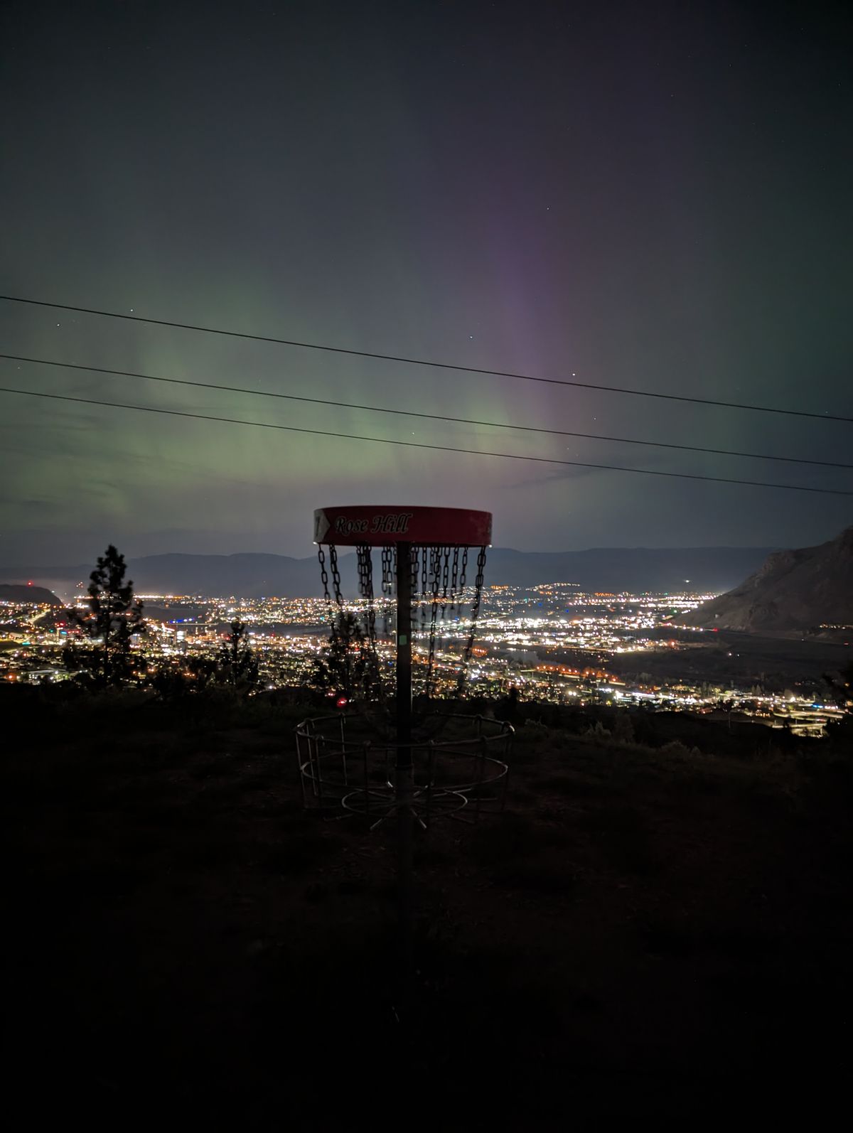 Rose Hill, Kamloops, and a northern lights!
