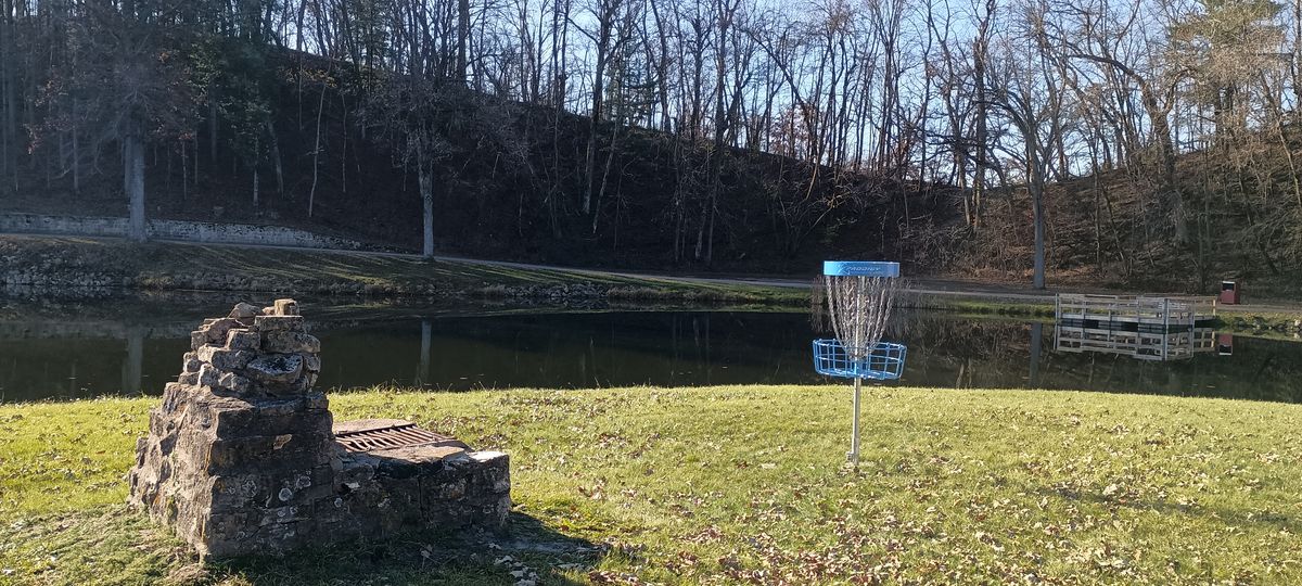 Looking back at Hole #9 with water carry.