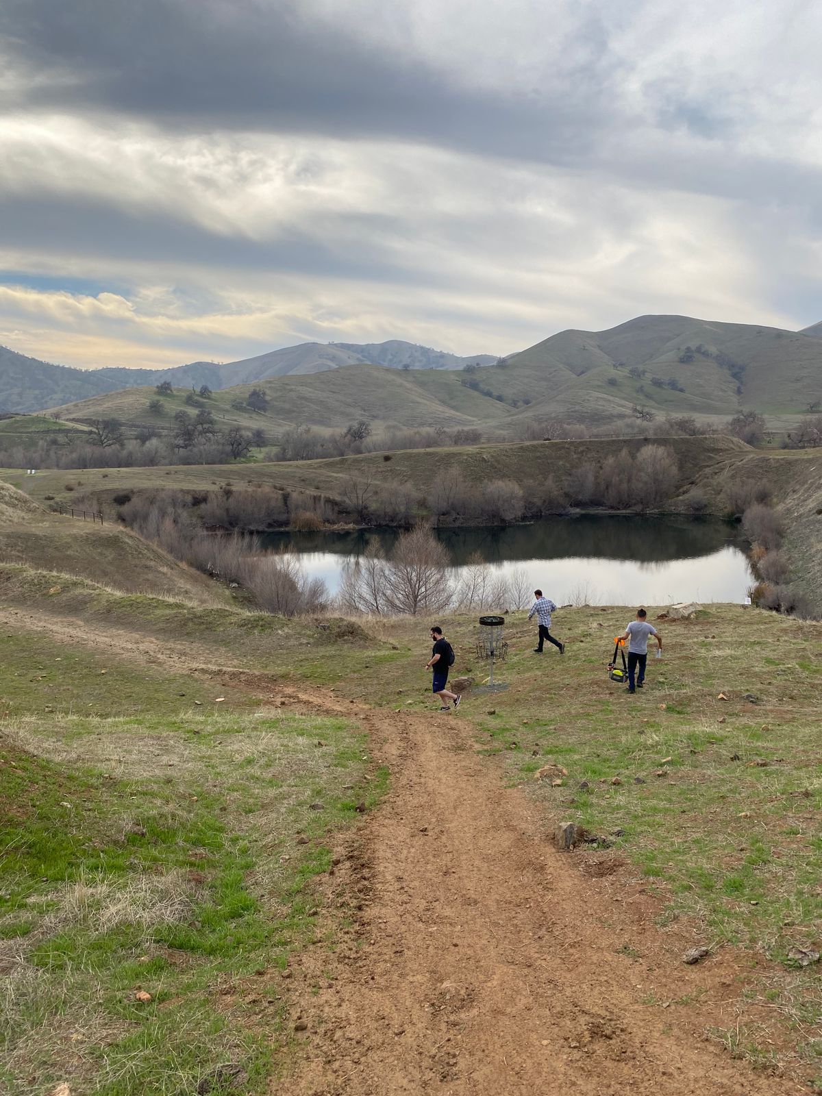 Awesome series of holes along the lake