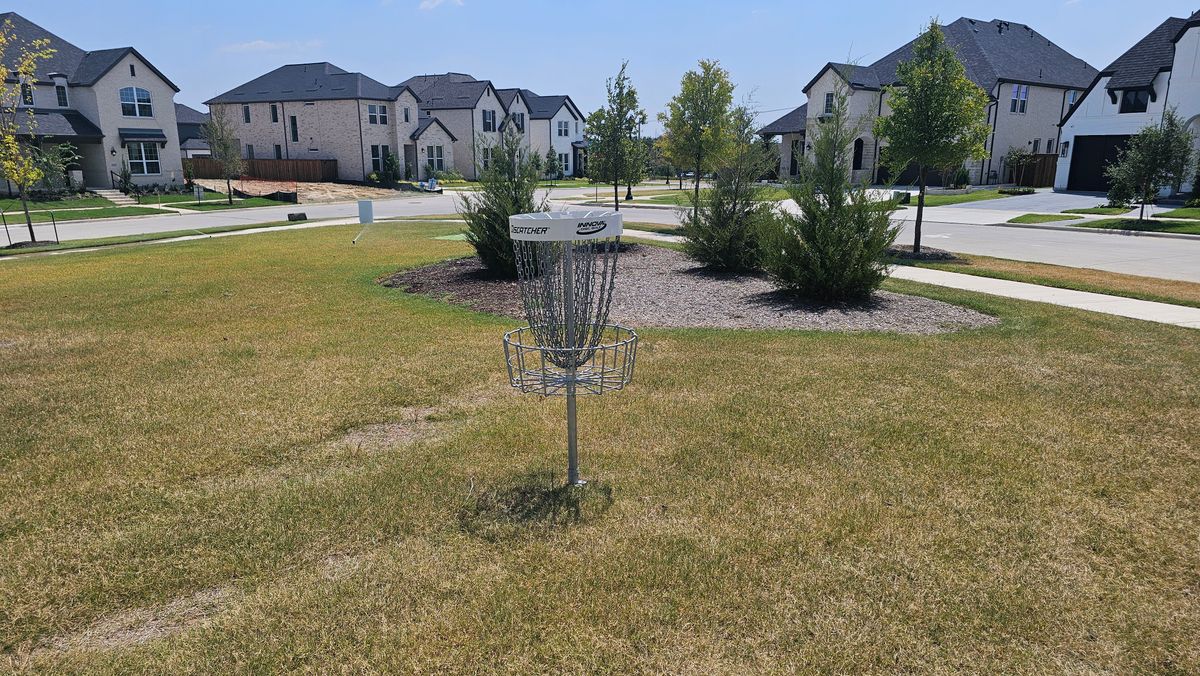 Hole 1 basket