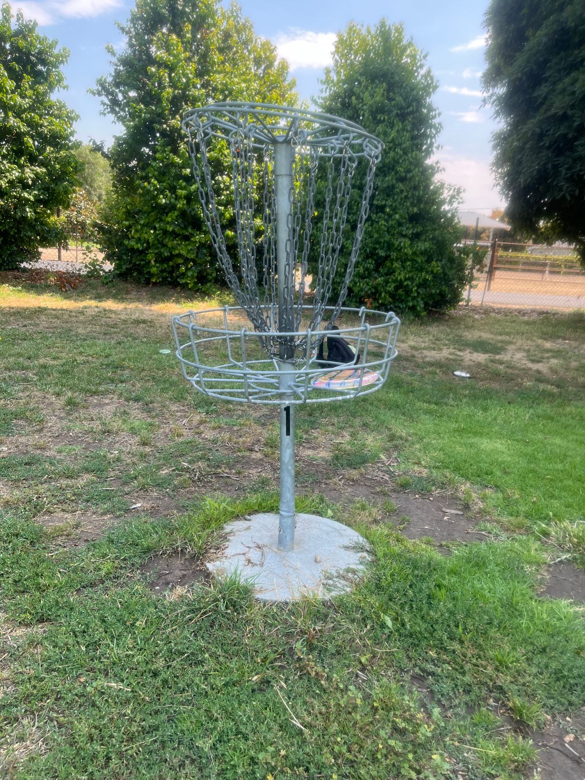 Really cool baskets, unfortunately hole 1 is currently damaged but playable
