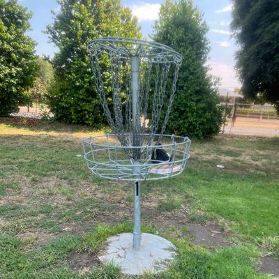 Really cool baskets, unfortunately hole 1 is currently damaged but playable