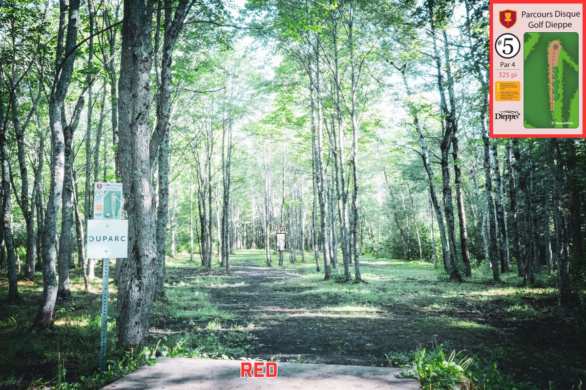 Hole 5 Red Tee