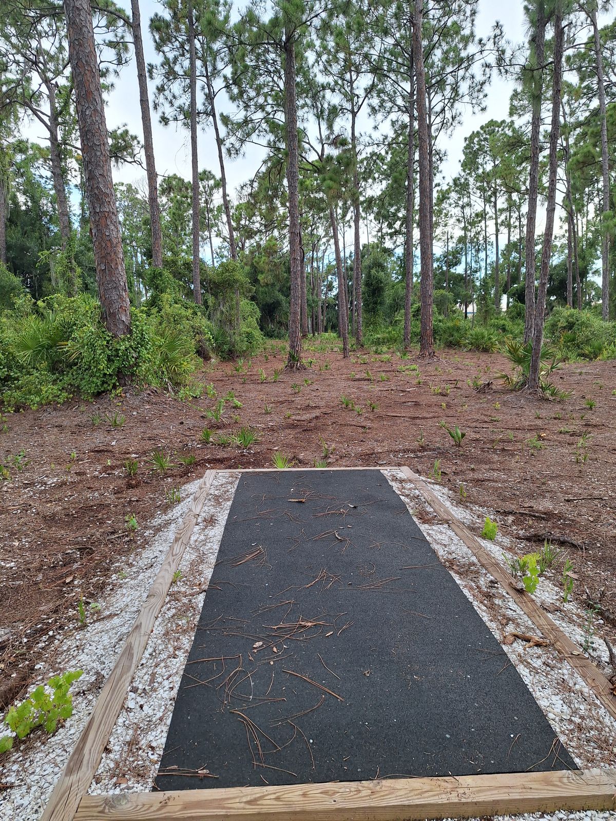 Hole 9 tee pad