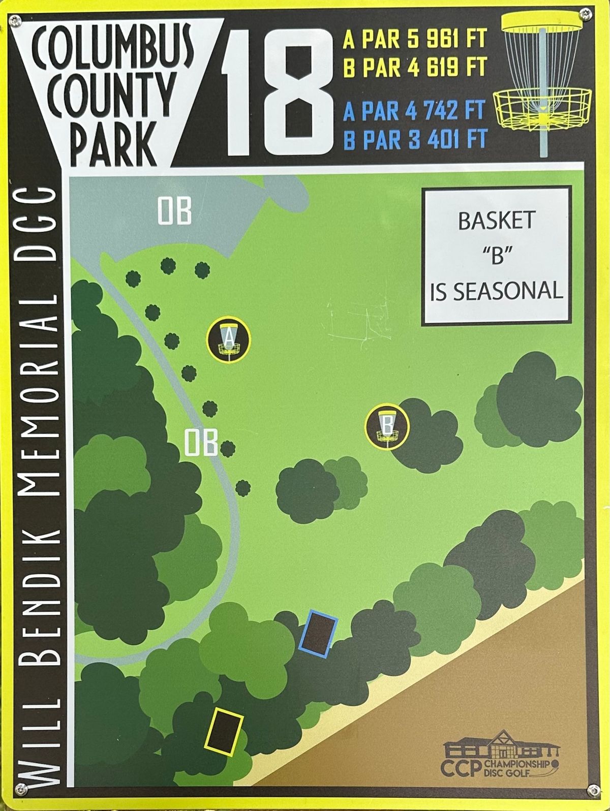 #18 tee sign