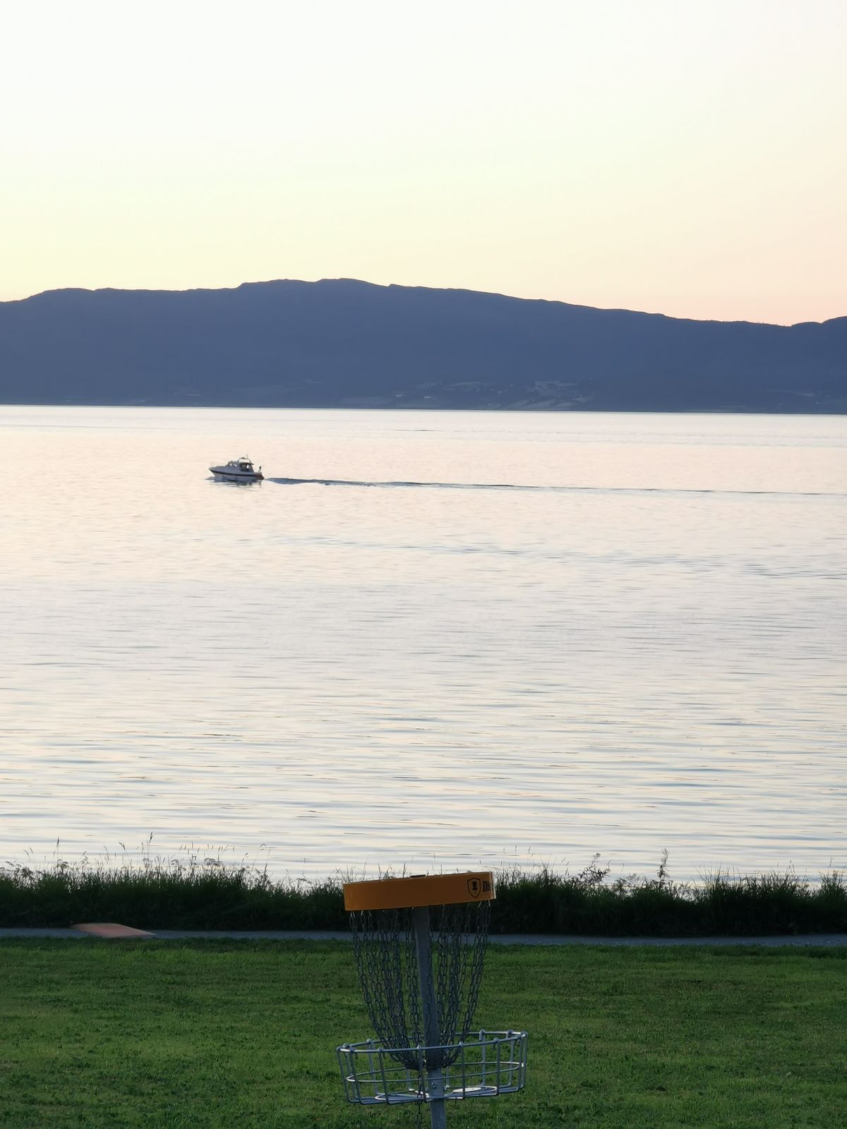 Birdie-putt i solnedgang
