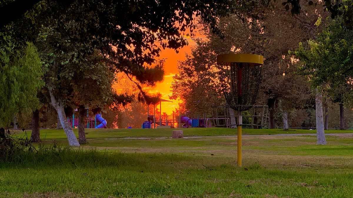 sunrise round before the summer heat