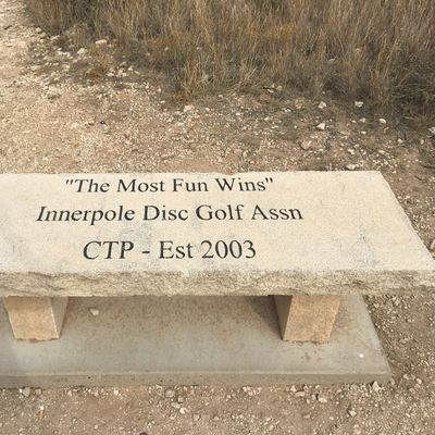 CTP Parkside hole 1 bench