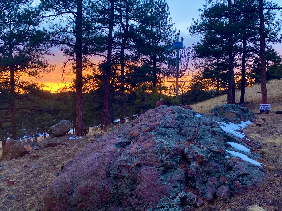 Hole 3 at sunset