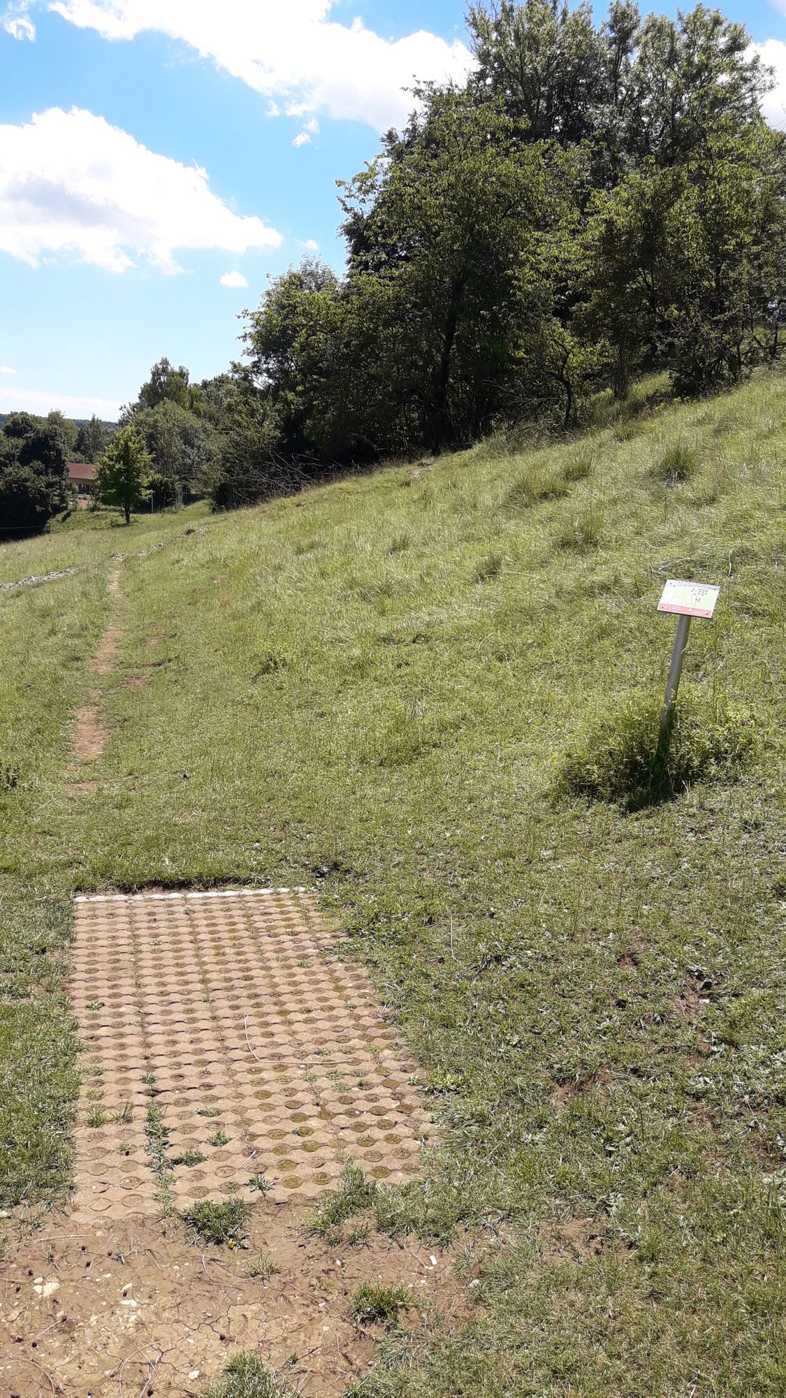Hole 2 - along the hillside