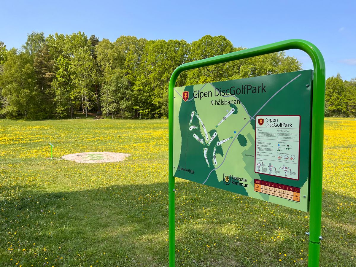 Infoboard och tee 1