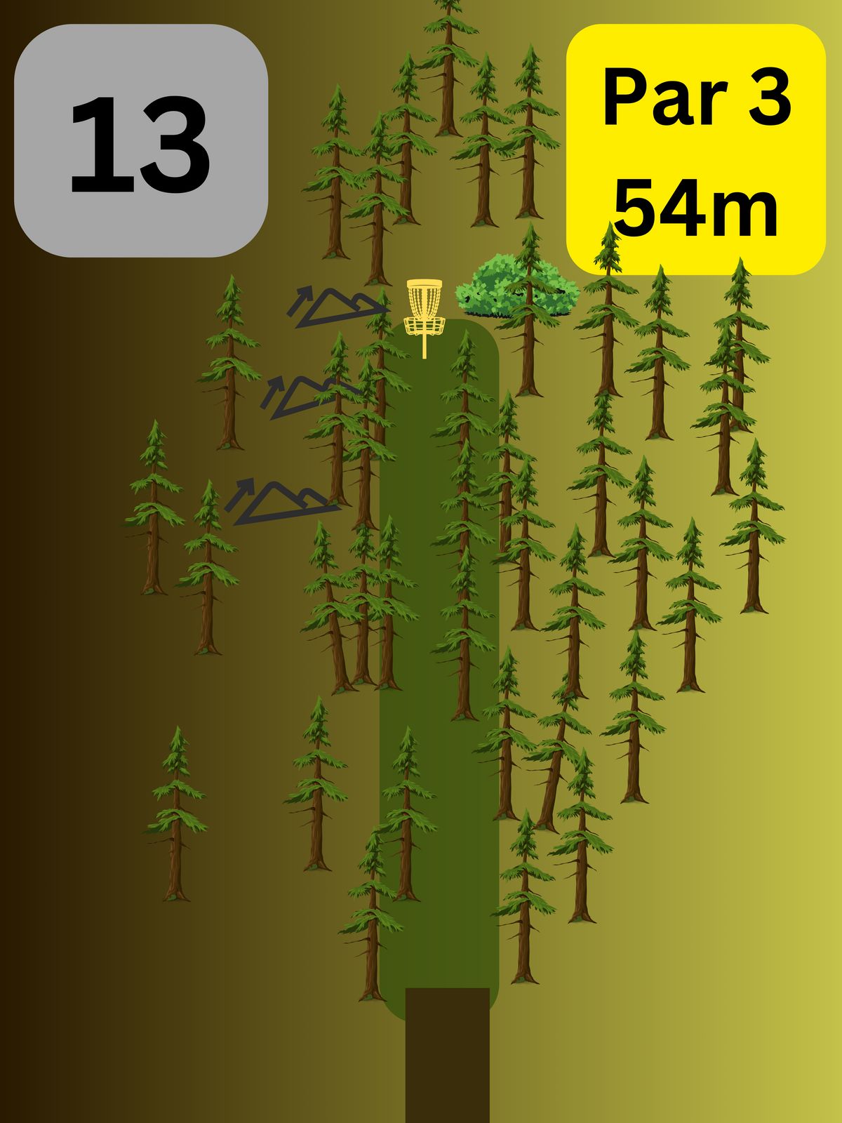 Teesign for hole 13