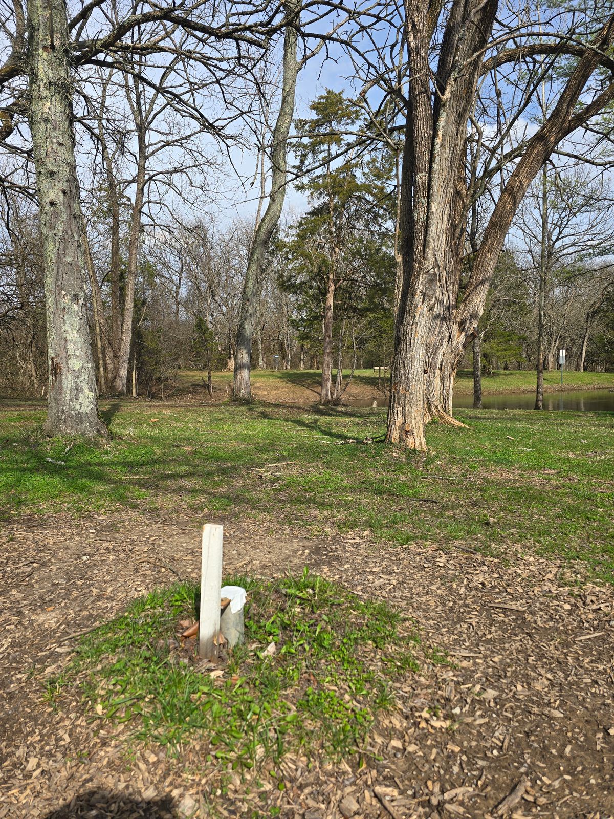 From old to new. Hole 17