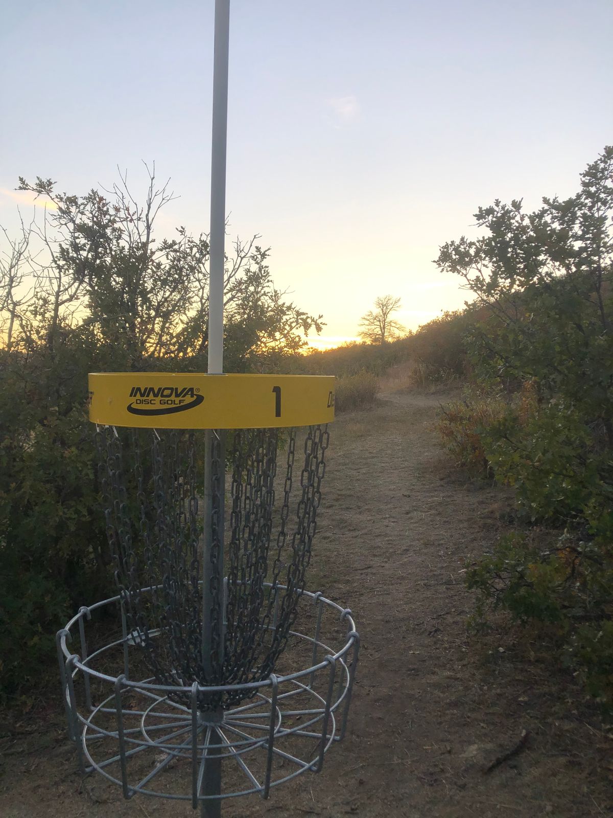 Hole 1 at sunset