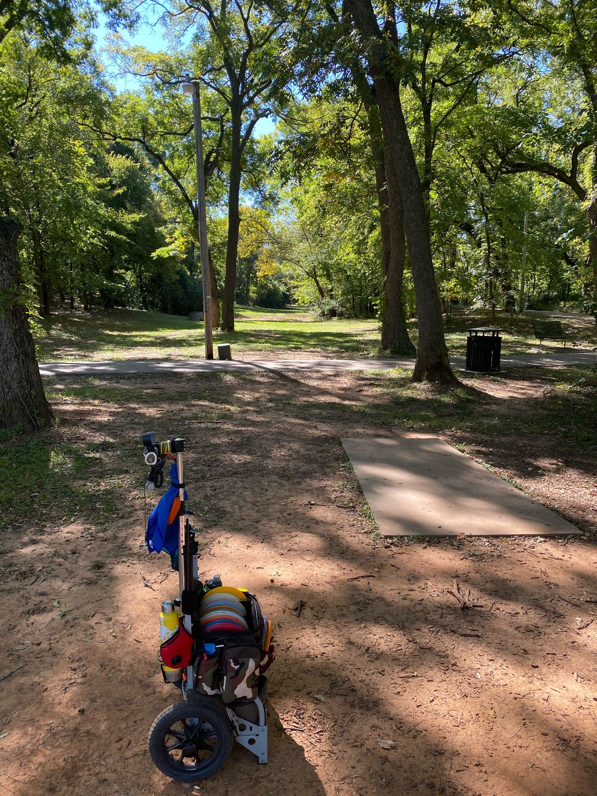 Hole 12 - landing zone depends on if pond is full or not