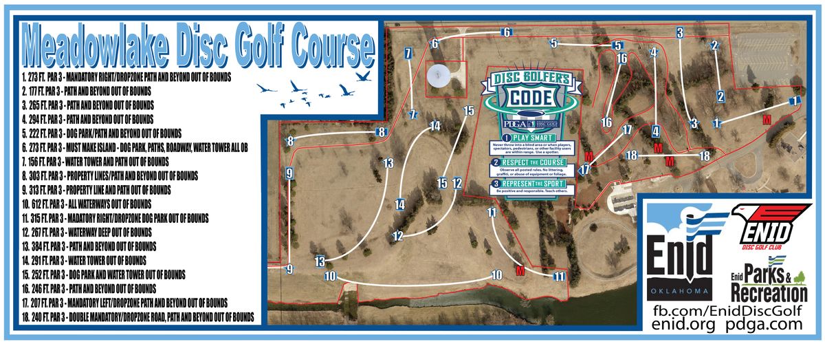 Meadowlake DGC Map