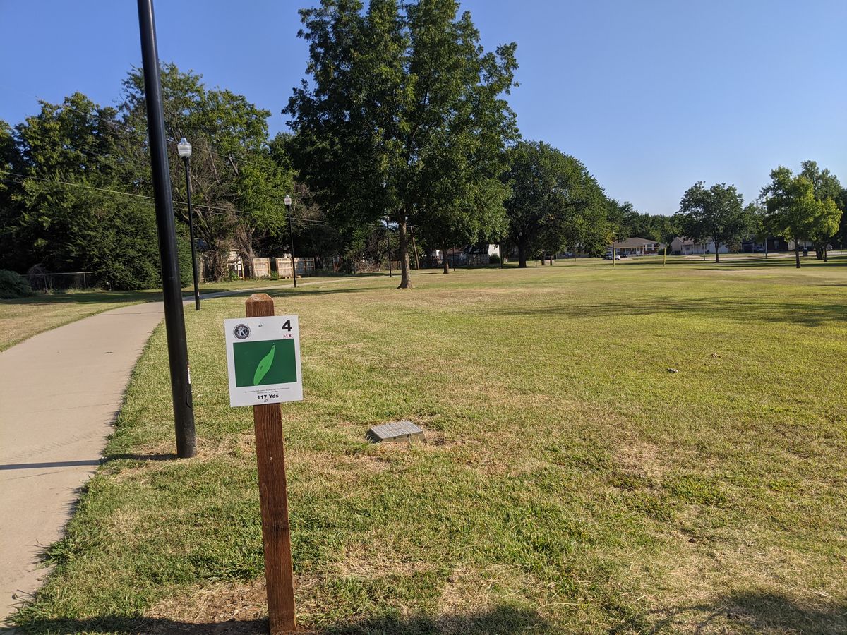 Hole 4 tee