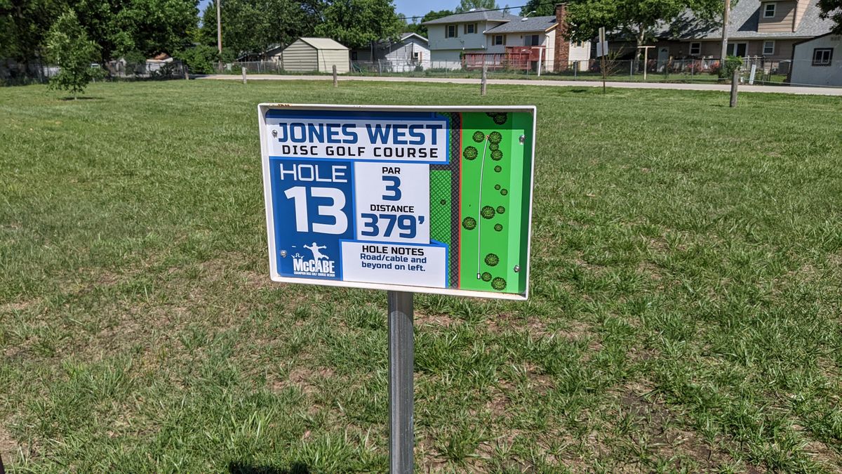 Hole 13 sign