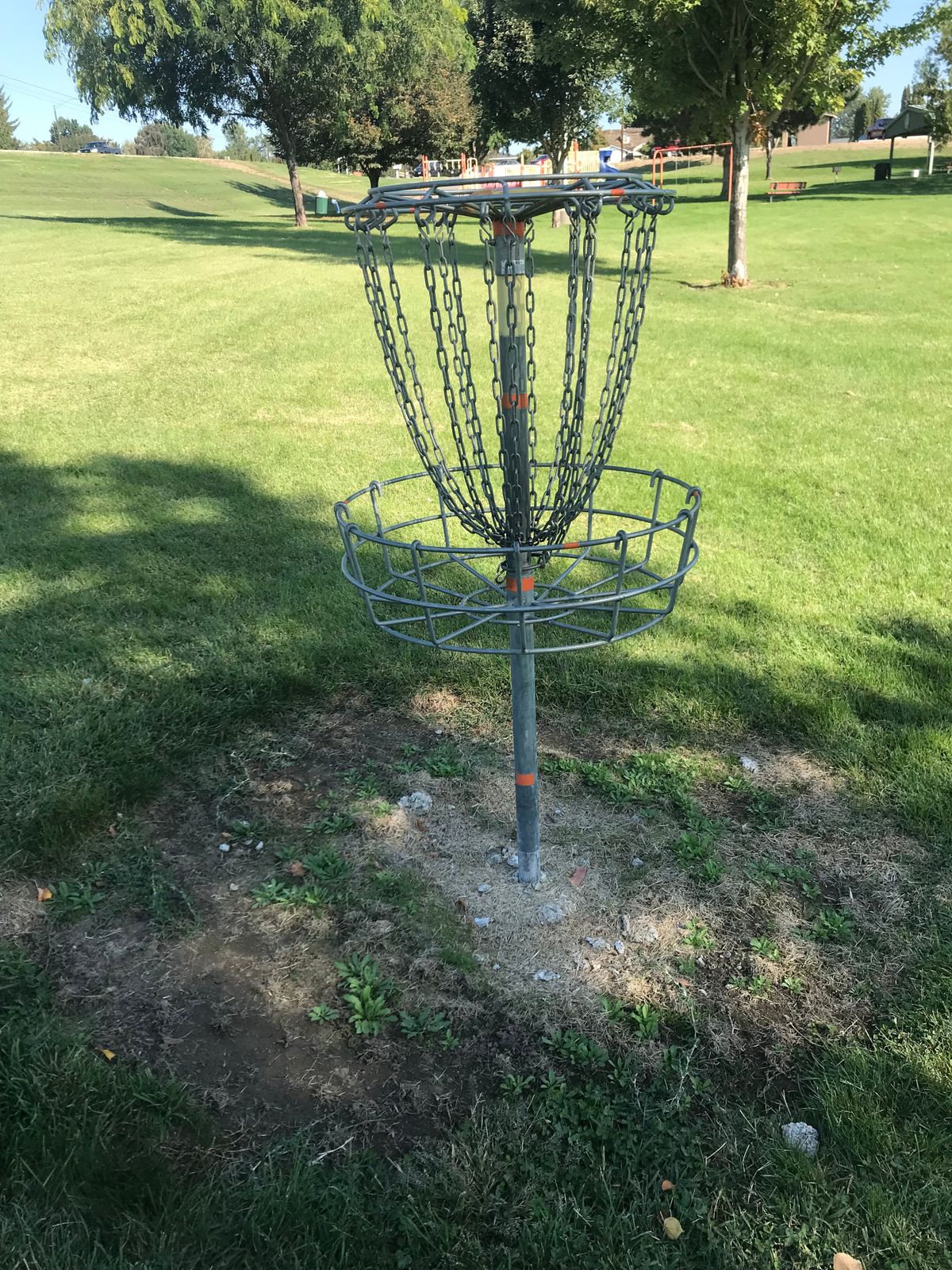 Hole 1 basket