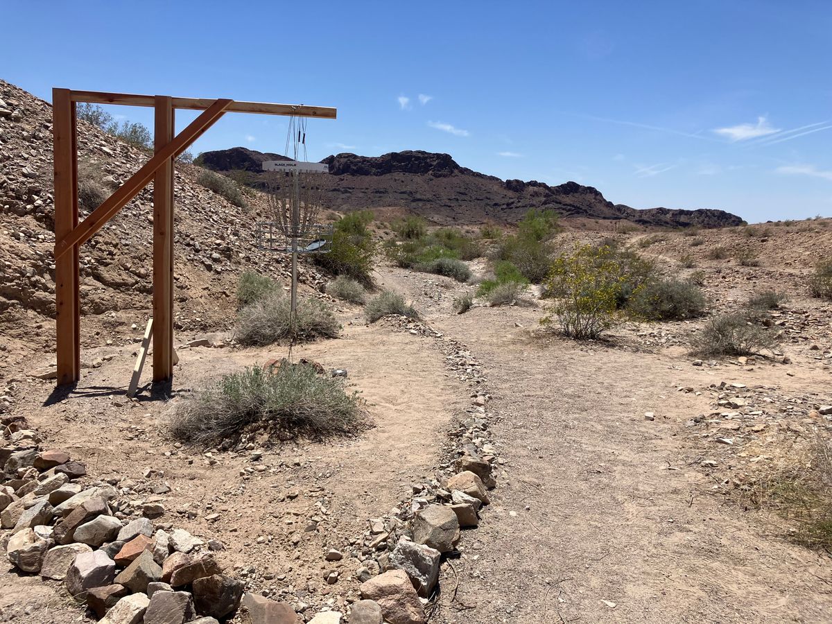 Hole 14’s Hangman basket (new as of 5-25)
