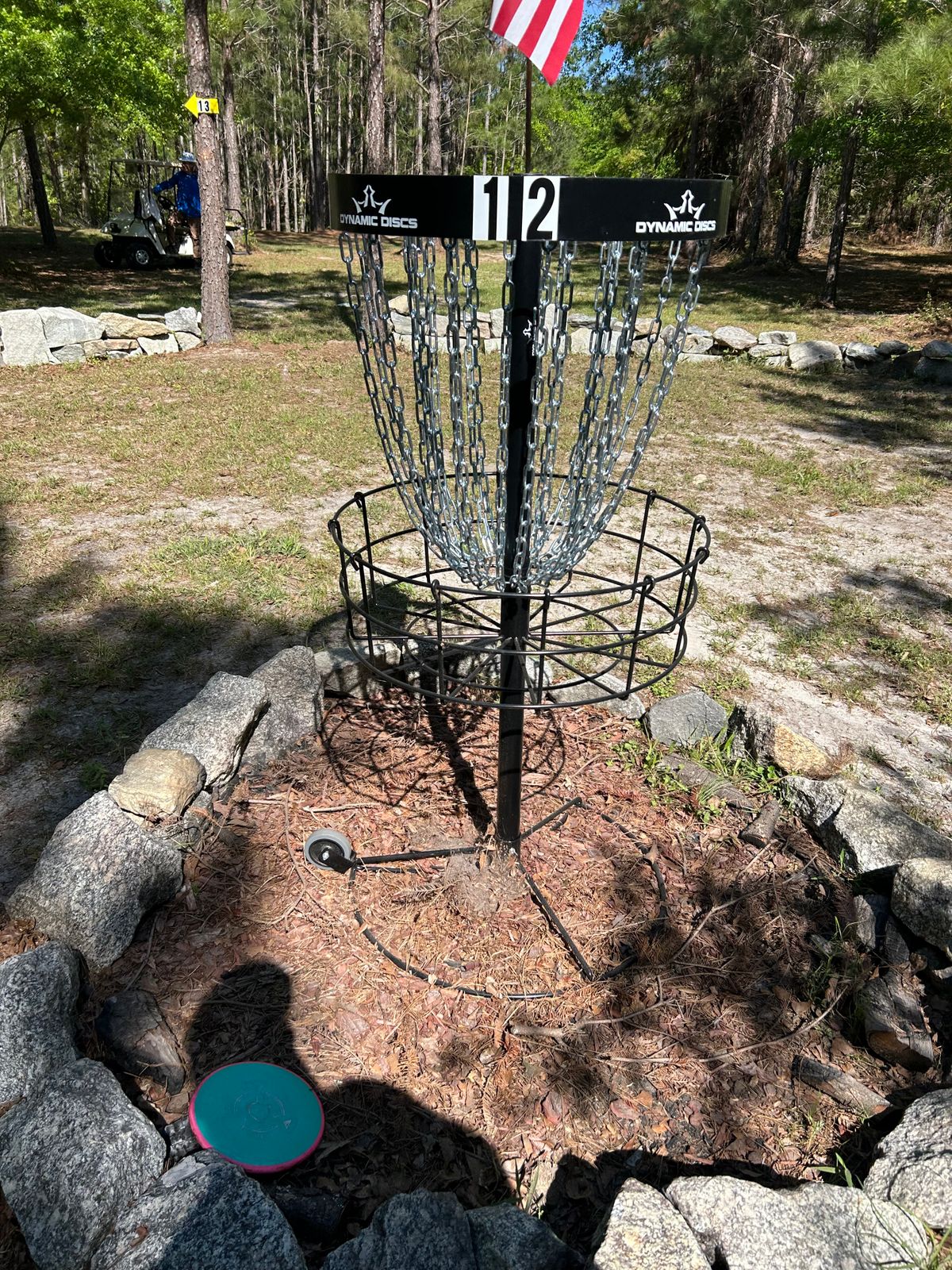 Hole 12 basket position