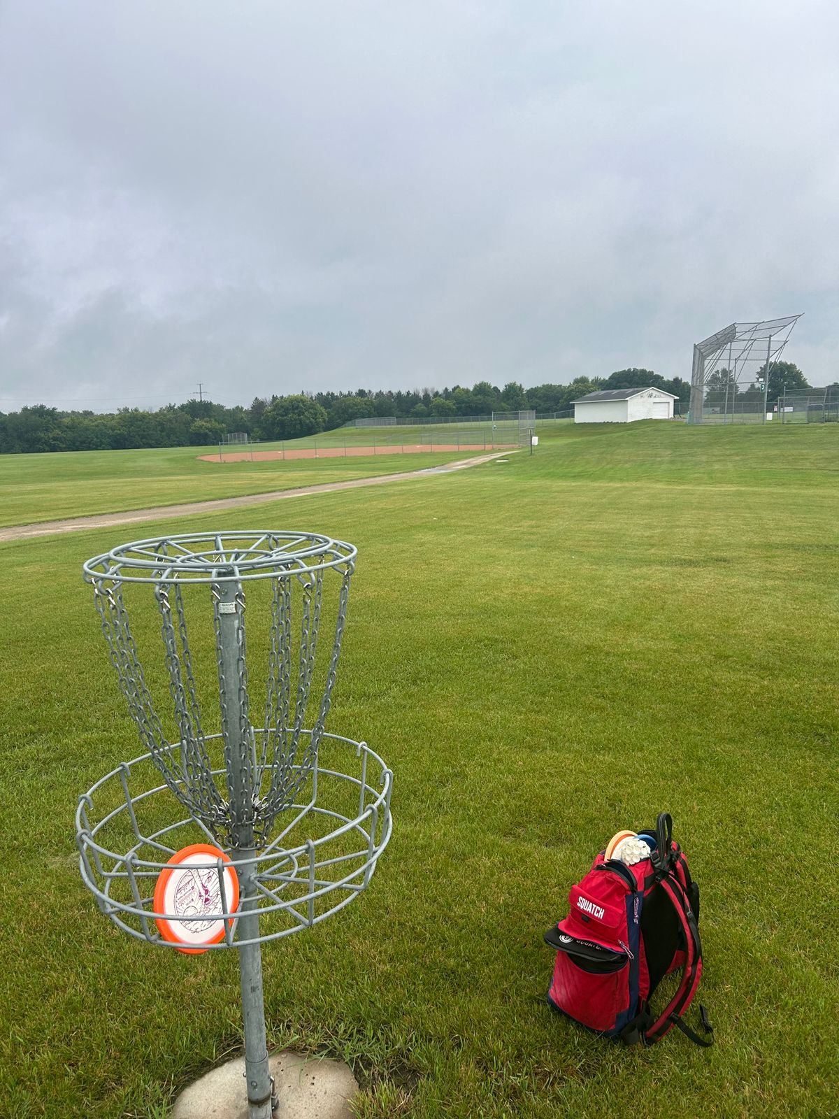 Hole 8 basket