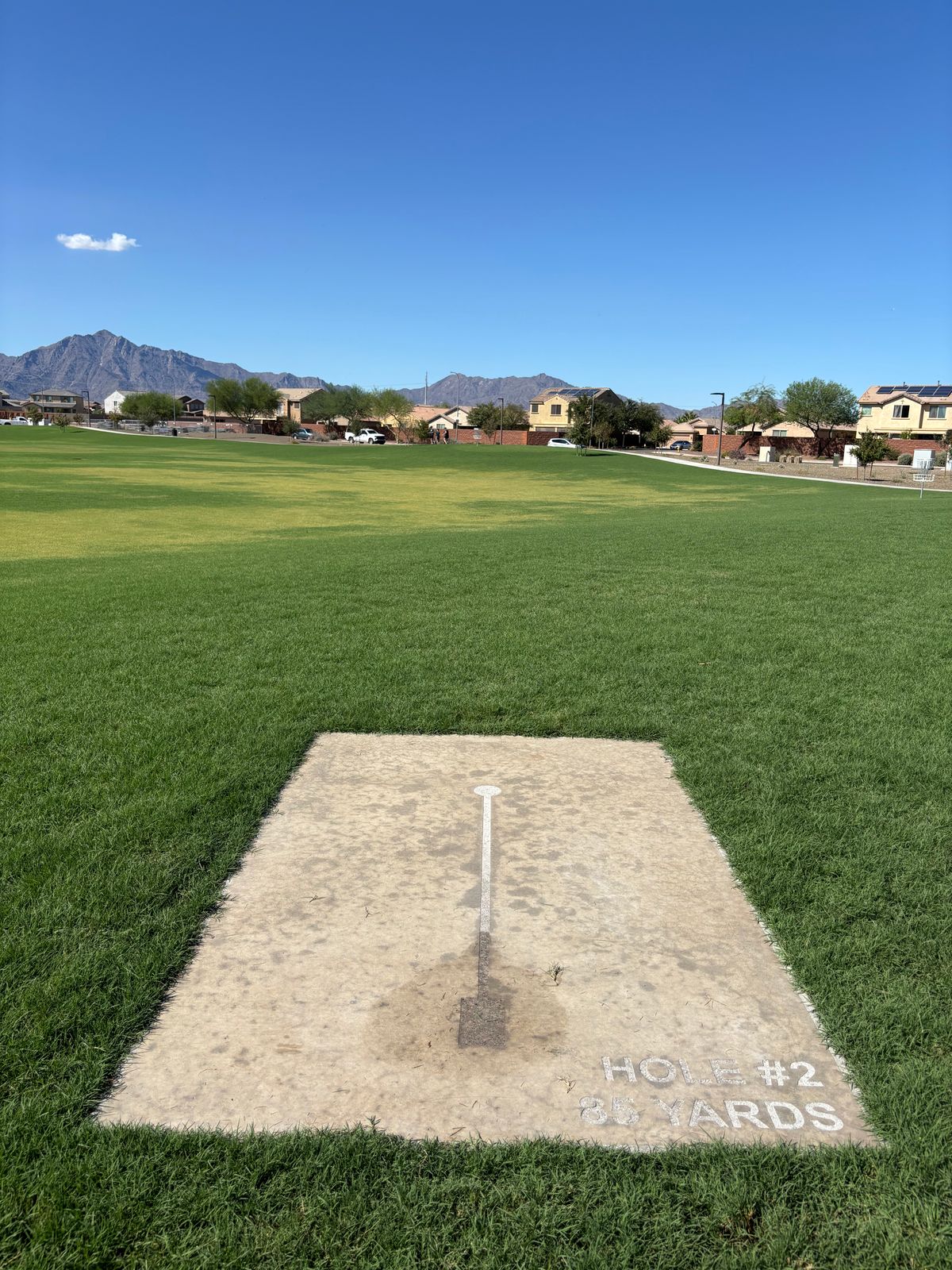 Sidewalk, rock boarder & beyond OB