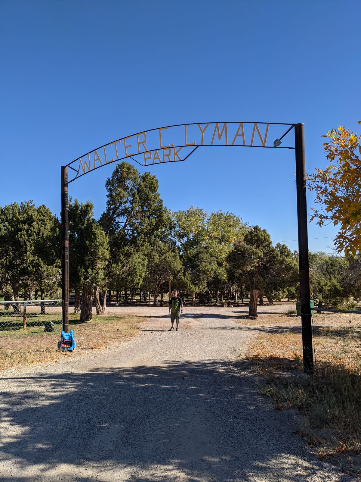 Gate to the park.