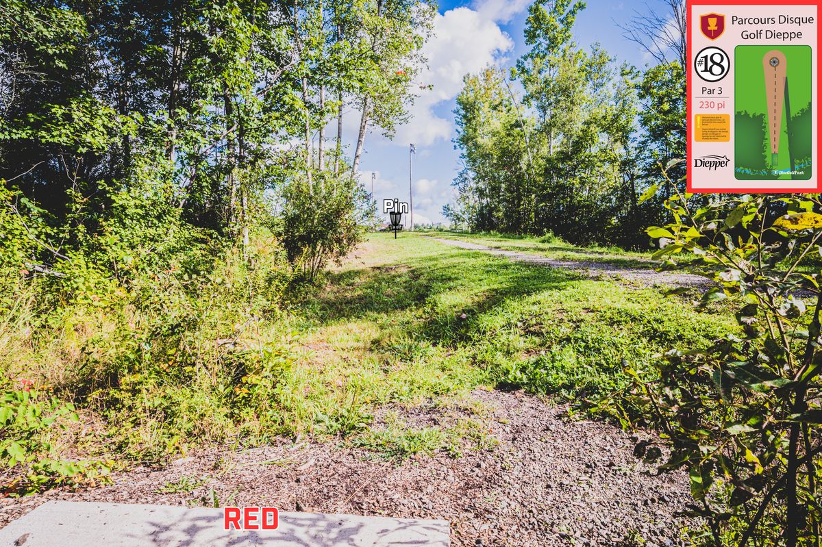 Hole 18 Red Tee.