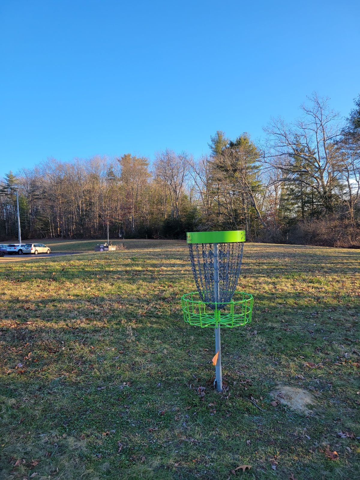 Hole 7 basket to tee
