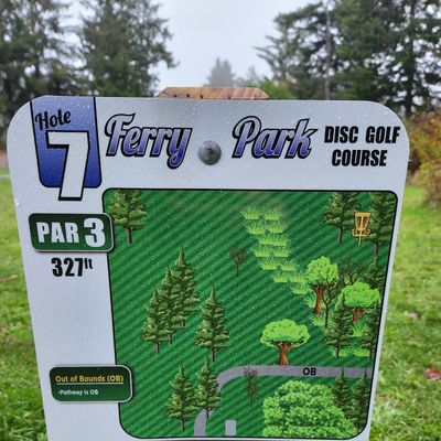 Hole 7 Tee Sign
