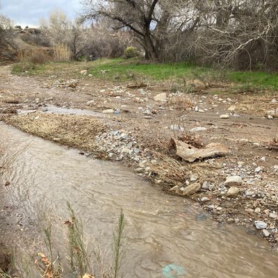 Be careful when the creek is running. The Pinal mountains have a direct watershed intot his creek.