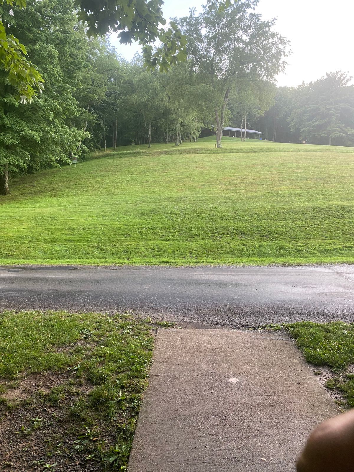 Hole 16 white tee.